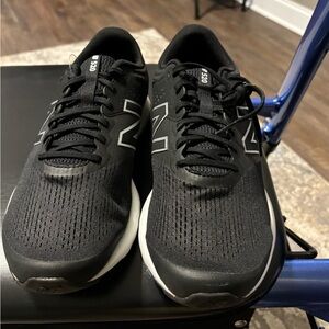 New Balance Black and White Athletic Shoes